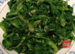 凉拌茼蒿菜的做法图解4