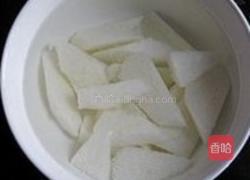 青红椒木耳炒山药的做法图解3