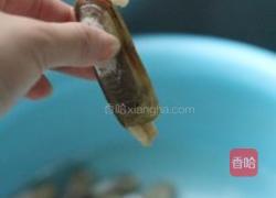 盐焗蛏子的做法图解3