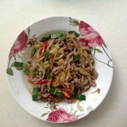 芒果炒肉丝的做法[图]