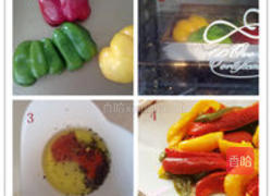 三色烤甜椒的做法图解1