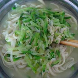 萝卜虾皮爆锅面的做法[图]