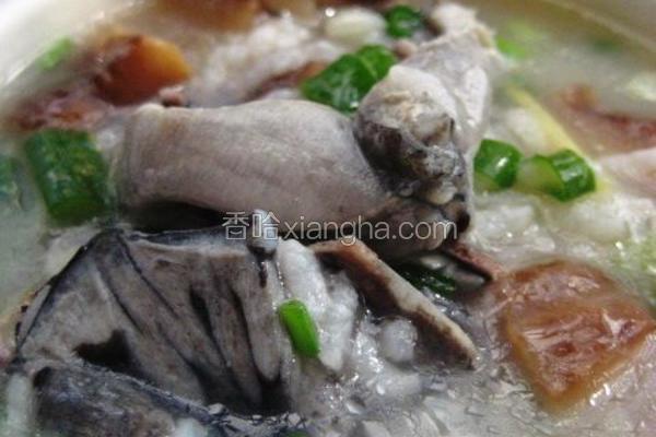 花茹乌鸡粥