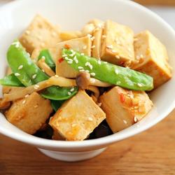 腌北豆腐蘑菇沙拉的做法[图]