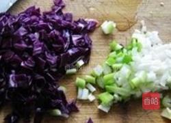 鱼籽拌面的做法图解3