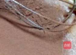 可可奶油草莓蛋糕卷】的做法的做法图解2