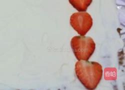 可可奶油草莓蛋糕卷】的做法的做法图解8