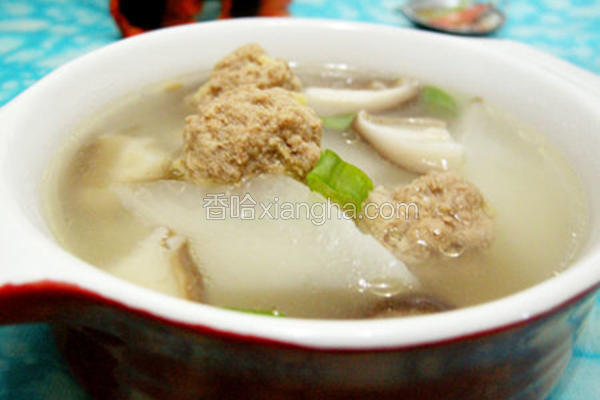 牛肉丸子萝卜汤