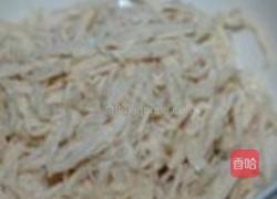 甜椒拌鸡丝的做法图解3