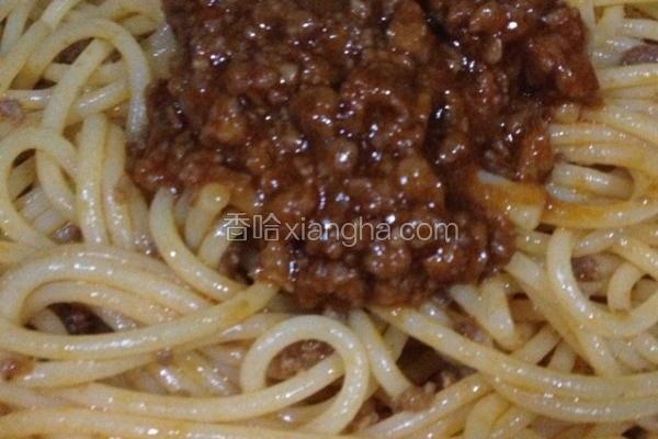 肉酱意面