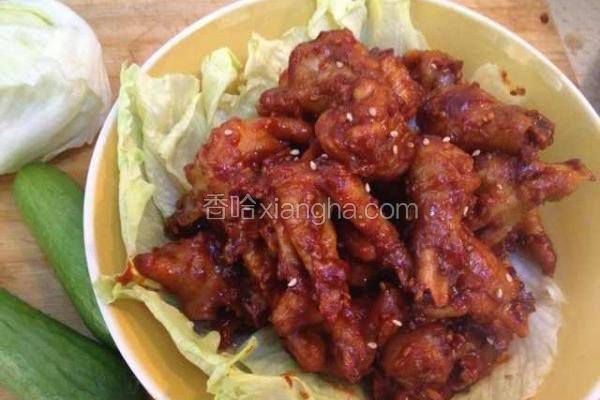韩式辣炒鸡脚