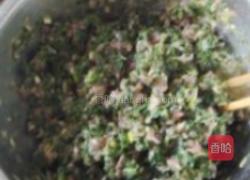 荠菜猪肉包的做法图解2