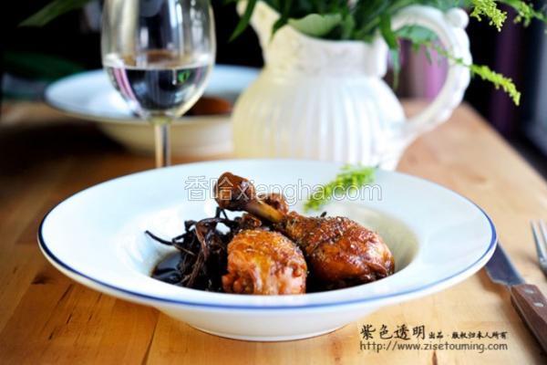 锅烤豉油鸡腿