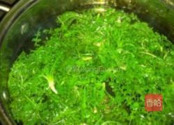 荠菜鸡蛋饼的做法图解2