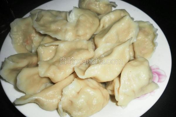 大白菜素馅饺子