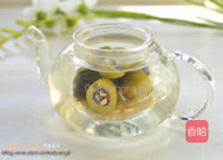 檀香橄榄麦冬绿茶的做法图解1