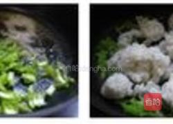 黑胡椒牛油芥菜饭的做法图解4