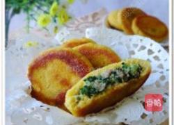 杂面小白菜贴饼子的做法图解14