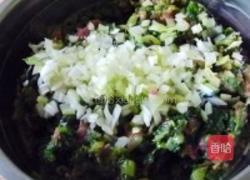 杂面小白菜贴饼子的做法图解8