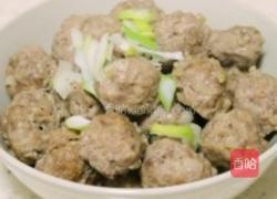 蒸牛肉丸子的做法图解11