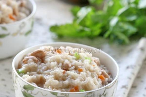 腊味蔬菜粥