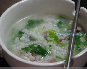 牛蛙青菜粥[图]