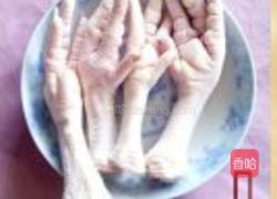 花生眉豆煲鸡脚的做法图解1