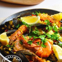 西班牙海鲜饭 Seafood Paella的做法[图]