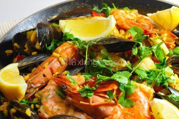 西班牙海鲜饭 Seafood Paella