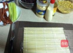 黑米花生寿司的做法图解1