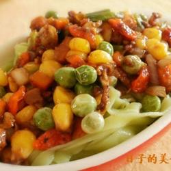 菠菜汁面条的做法[图]