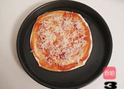 菠萝金枪鱼披萨的做法图解3