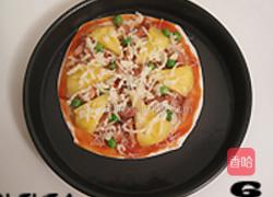 菠萝金枪鱼披萨的做法图解6