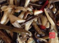 茭白鳝丝的做法图解7