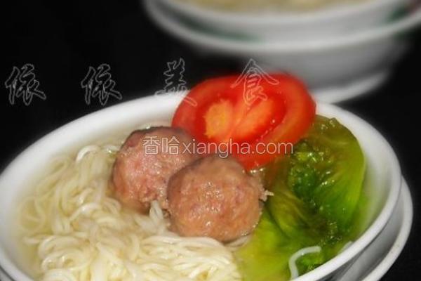 牛肉丸清汤面