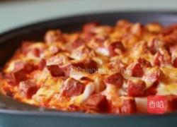 午餐肉披萨的做法图解5