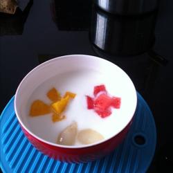 冰镇芒果荔枝酸奶的做法[图]