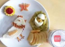 母鸡孵小鸡三明治的做法图解3