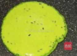 黑芝麻甜艾饼的做法图解4