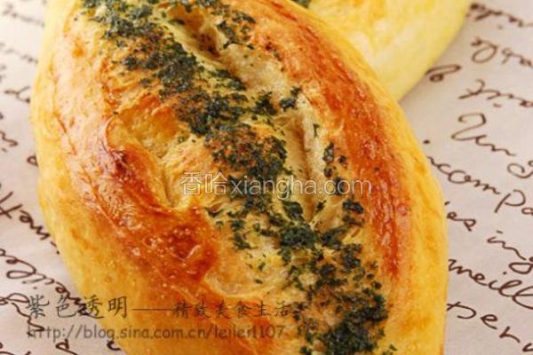 西洋香菜鲜奶面包