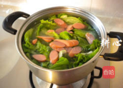 肠仔生菜汤的做法图解7