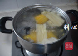 甘蔗粟米煲鸡汤的做法图解5