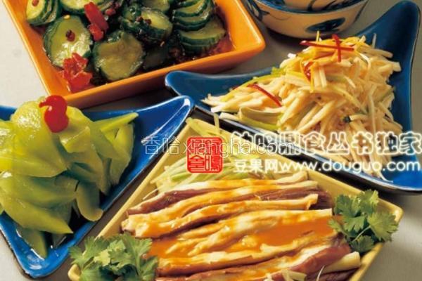 凉拌四小碟之麻醬茄子