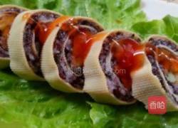 豆皮紫菜卷的做法图解12