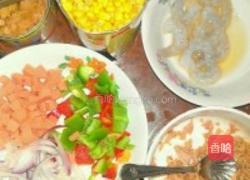 金枪鱼披萨和大虾披萨的做法图解2