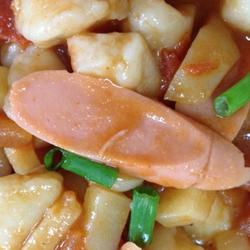 土豆番茄炒面疙瘩的做法[图]
