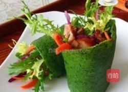 菠菜鸡肉卷的做法图解15