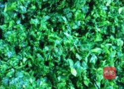 苜蓿肉饺子的做法图解2