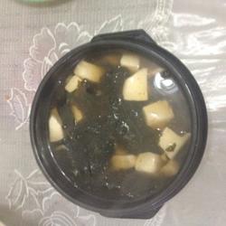 懒人汤味噌豆腐汤的做法[图]