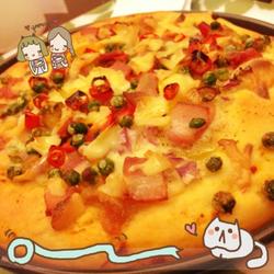 辣味奥尔良鸡肉培根披萨的做法[图]